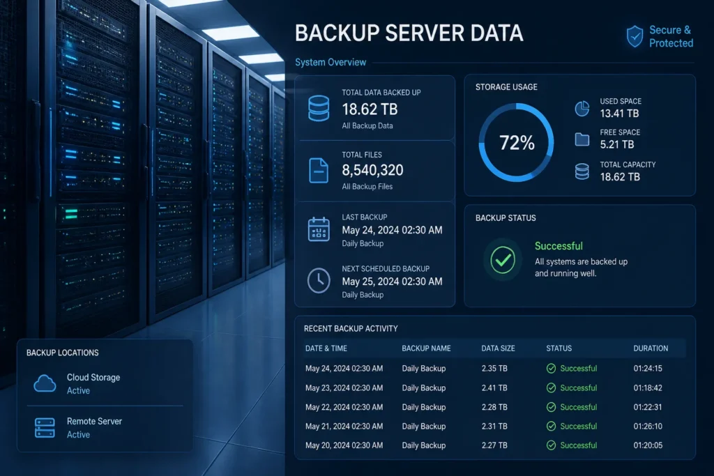 backup server data