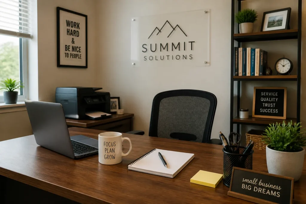 small business office desk