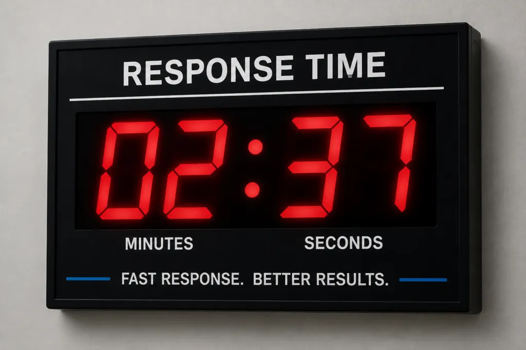 response time clock