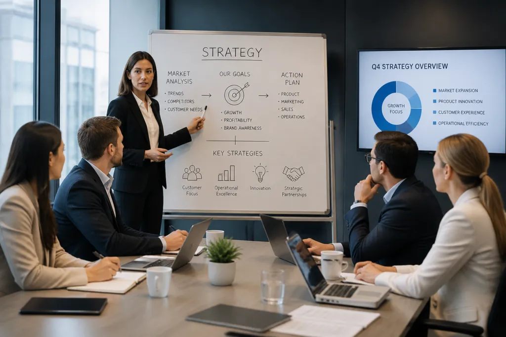 business meeting strategy
