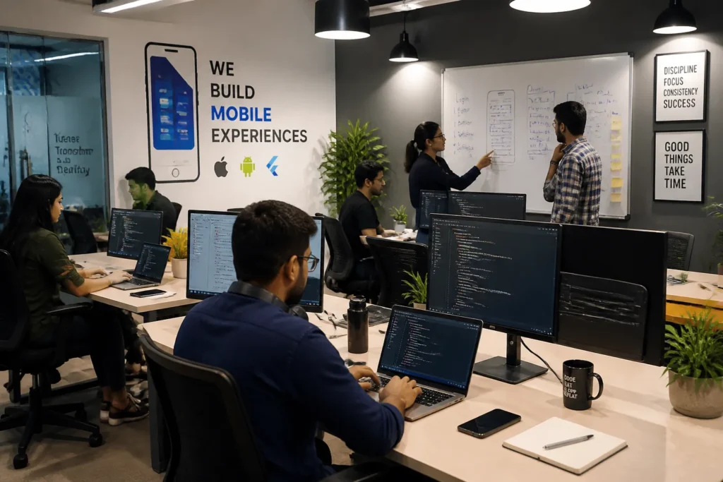 mobile app development office